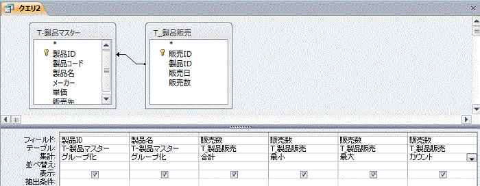 集計方法の選択