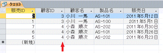 OR条件で抽出した結果